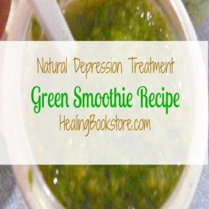 natural depression treatment green smoothie recipe