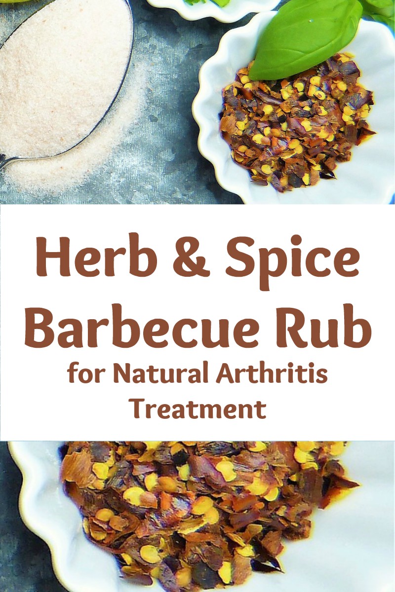 healthy herb and spice barbecue rub for natural arthritis treatment