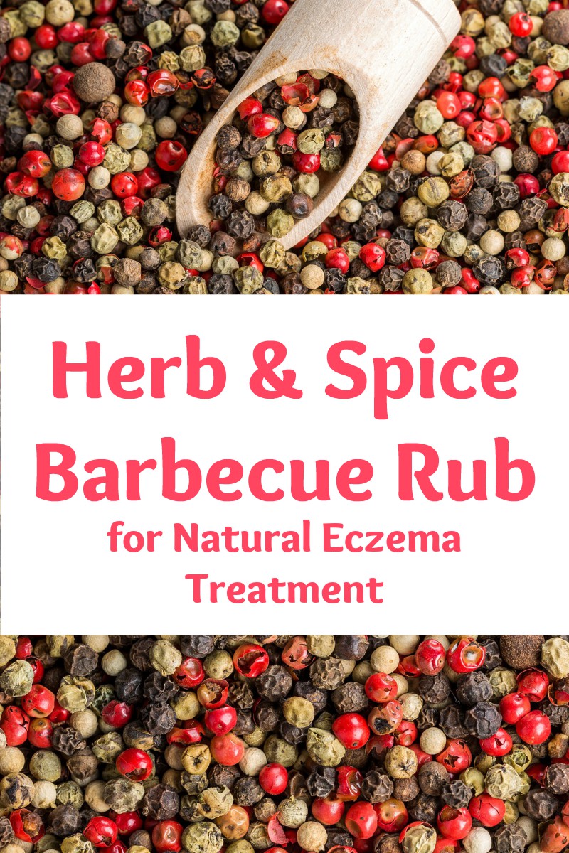healthy herb and spice barbecue rub for natural eczema treatment
