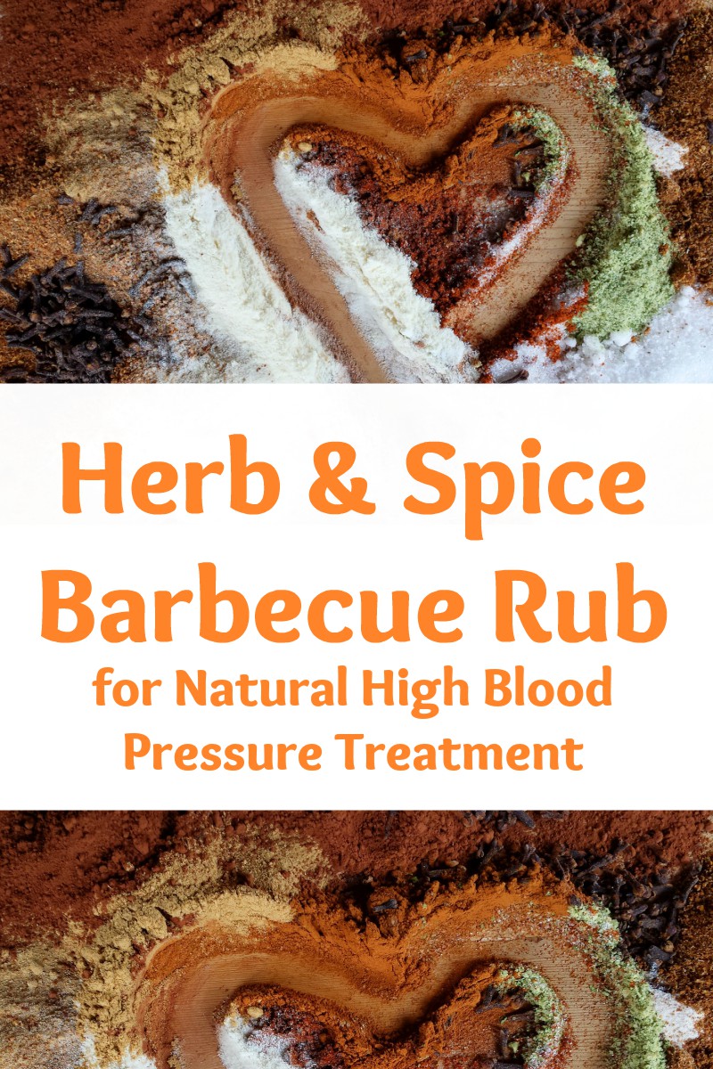 healthy herb and spice barbecue rub for natural high blood pressure treatment