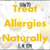 how to treat allergies naturally