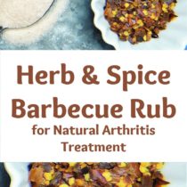 healthy herb and spice barbecue rub for natural arthritis treatment