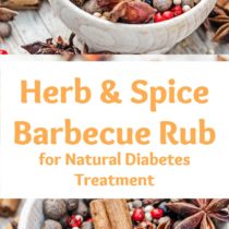 healthy herb and spice barbecue rub for natural diabetes treatment