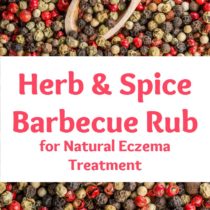 healthy herb and spice barbecue rub for natural eczema treatment