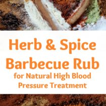 healthy herb and spice barbecue rub for natural high blood pressure treatment
