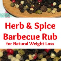 healthy herb and spice barbecue rub for natural weight loss